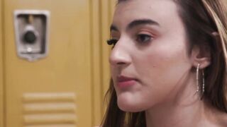 Big tits milf teacher having threesome with teen students