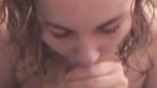 Deep-Throating MILF Gives Best Blowjob