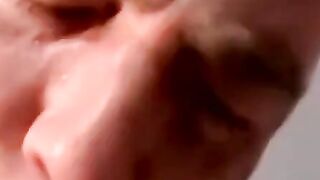 Two young amateurs wank as fat perv services cocks