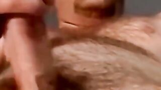 Two young amateurs wank as fat perv services cocks