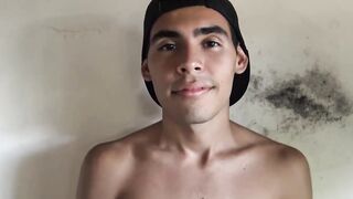Young Bruno's ass destroyed by horny Latino Manuel's pounding