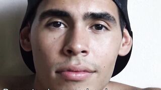 Young Bruno's ass destroyed by horny Latino Manuel's pounding