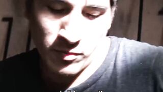 Attractive Eloy sucks me dry before facial cum shower