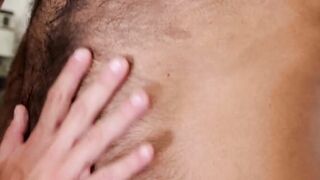 Magic Mike Hung floods my tight hole with hairy man cream