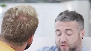 Hunk Bruce Jones teases Colby Melvin then rides veiny dick