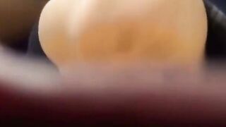 Cam spies a Japanese babe roughly poking her wet hole