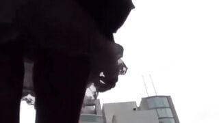 Video shows Japanese hotties flashing cute undies