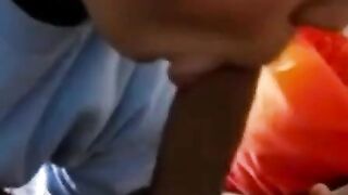 Deep-Throating American-Australian MILF