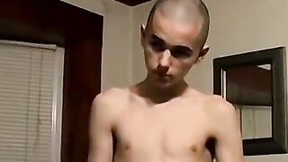 Str8Thugs.com - Straight jock's solo stroking session with a sticky cum blasting surp