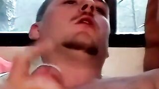 Hung gay fists massive dick till cum geyser erupts