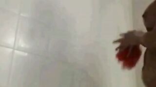 Big Booty Latina With Huge Tits In The Shower