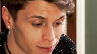 Dante Colle comforts Troy Accola by sliding dick in his hole