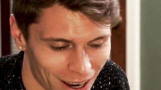 Dante Colle comforts Troy Accola by sliding dick in his hole