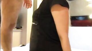 Blonde Submissive Deepthroats in Restrained BDSM Play