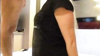 Blonde Submissive Deepthroats in Restrained BDSM Play