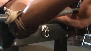 MuscleJockBound.com - Mulengro rolls and taps Derek Pain's tight nut sack