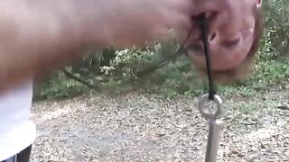 MuscleJockBound.com - Derek Pain bites chain during Mulengro's torment