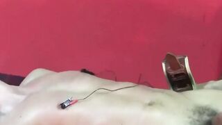BondageBadBoy.com - Bruno jolted by cock zapping in submission