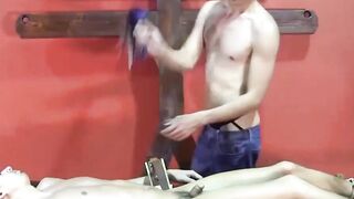 BondageBadBoy.com - Bruno jolted by cock zapping in submission