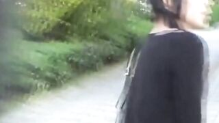 Wicked Japanese girls drain bladders in private outdoor nooks