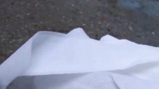 Wicked Japanese girls drain bladders in private outdoor nooks