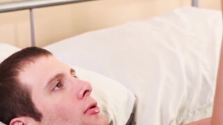 Attractive stud cums while TS Venus Luxx gapes his ass