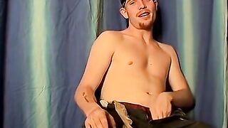 Str8Thugs.com - Muscular straight thug plays with his cock for an explosive cumshot