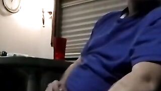 JoeSchmoeXXX.com - Amateur jerks off while black guy licks his cock and balls skillfu