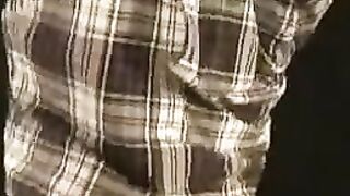 Inked stud teases butthole while jerking solo