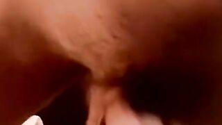 Fat dick rider slurps hairy amateurs veiny meatpole