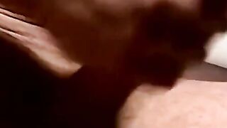 Fat dick rider slurps hairy amateurs veiny meatpole