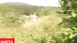 Bareback Outdoor Fun with Amateur Dogging
