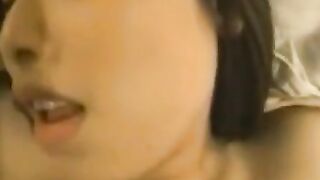 Hairy Asian Amateur Couple's Hotel Fun