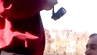 Amateur feeds chubbydaddy cock then unloads cum