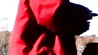 Amateur feeds chubbydaddy cock then unloads cum