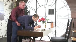 CEO Dale Savage Dominates and Punishes His New Employee DJ With Rough Office BDSM