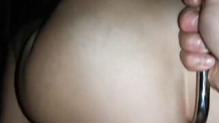Kinky Blonde MILF's Ass Hook Bondage Session
