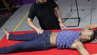 DaddyBondageBoy.com - Handsome RT cries out in pain from flogger