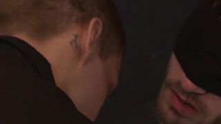 MaleIcons.com - Blindfolded prisoner submits to his captor's raw, dominant anal fuck