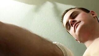 Devin enjoys foot orgy with toe sucking and sole licking