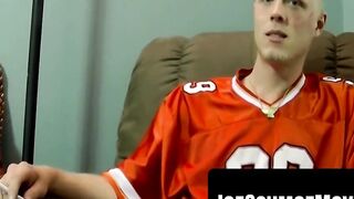 Nerdy amateur drilled after sloppy throat destruction