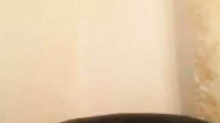 Glasses-wearing MILF reveals her huge breasts on webcam