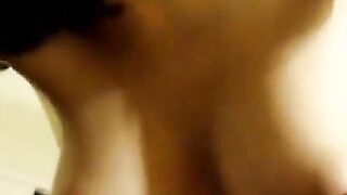 Amateur Girl with Big Natural Tits Fucked POV