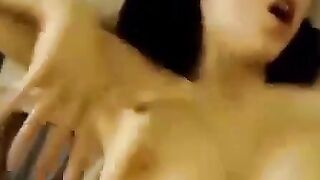 Amateur Girl with Big Natural Tits Fucked POV