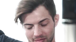 Casey Everett spreads his ass for daddy DArclytes raw thrusts