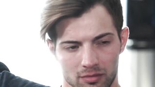 Casey Everett spreads his ass for daddy DArclytes raw thrusts