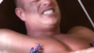 MuscleJockBound.com - Nick Moretti cum showers Tyler Saint