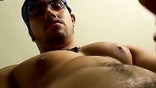 Str8Thugs.com - Straight buff thug strokes his cock to a satisfying and creamy cum