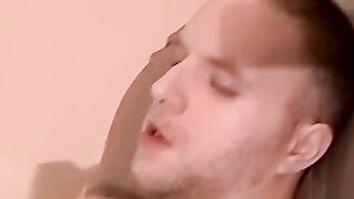 JoeSchmoeXXX.com - Amateur strokes himself before mature gay swallows his warm cum