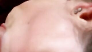 Pretty Brunette Amateur Blows Boyfriend on Webcam